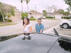 デカ尻, フェラチオ, 茶髪の, 巨乳な, 顔射, Hd, ラティーナ, アウトドア