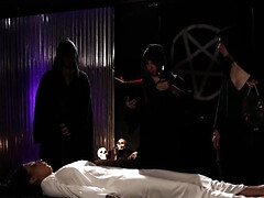 Bondage discipline sadomasochisme, Pijpbeurt, Bruinharig, Sperma in mond, Lul, Hd, Pornster, Trio