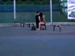 Amateur, Morena, Al aire libre, Adolescente, Tetas, Voyeur