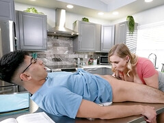 美女, フェラチオ, 茶髪の, バック, Hd, なめる, 淫乱熟女, オマンコ