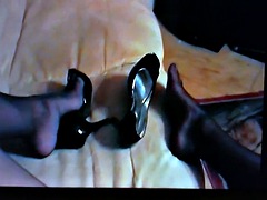 Enthousiasteling, Travestiet, Sperma shot, Hakken, Panty, Shemale, Slet, Alleen