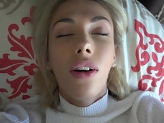 Blondine, Blasen, Fingern, Hardcore, Hd, Muschi, Rasiert, Titten