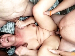 デカパイ, フェラチオ, ハードコア, 自家製, 淫乱熟女, オマンコ, スインガー, オッパイの