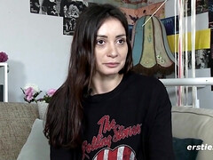 Leie, Braunhaarige, Fingern, Deutsch, Masturbation, Solo, Spielzeuge