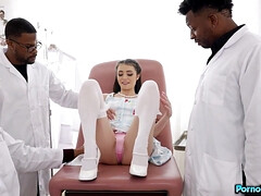 黒人, 茶髪の, チン, フォアサム, グループ, 異人種間, 小柄, ストッキング