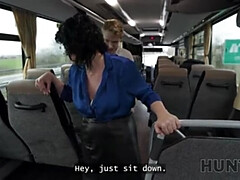 Grote mammen, Autobus, Europees, Hardcore, Hd, Moeder die ik wil neuken, Openbaar, Tieten likken
