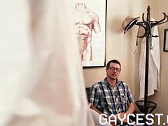 Lamer culo, Verga grande, Mamada, Médico, Gay