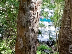 Leie, Arsch, Geschnappt, Hardcore, Öffentlich, Muschi, Ablutschen, Titten