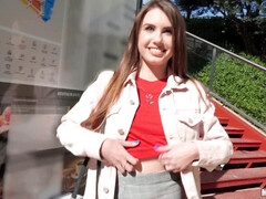 素人, アメリカ人, お尻, 美女, 茶髪の, チン, アウトドア, オッパイの