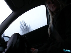 Leie, Blasen, Auto, Betrug, Hundestellung, Im freien, Pov, Öffentlich