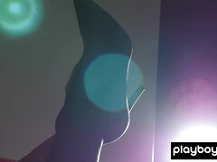 Bruinharig, Flexibiel, Naakt, Buiten, Kut duiken, Softcore pornografie, Alleen, Tieten likken