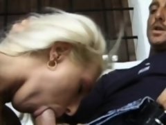 Blonde, Sucer une bite, Tir de sperme, Hd