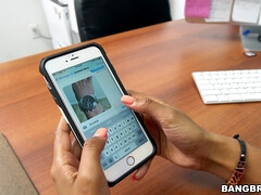 Grote lul, Bruinharig, Lul, Zwart, Eten, Brillen, Kantoor, Secretaresse