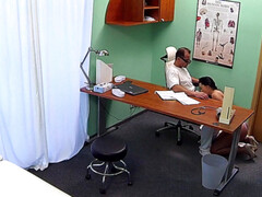 Leie, Arzt, Büro, Muschi, Reiten, Eng, Uniform, Nass