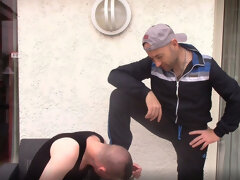 Amateur lovers share webcam anal moments in a gay duo