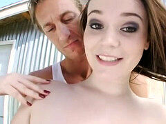 Большая жопа, Большой член, Минет, Брюнетки, На природе, Между сисек