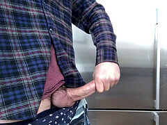 Gay cum lube, gay huge cumshot, thick cock