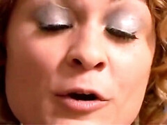 デカ尻, デカチン, ブロンド, フェラチオ, カワイイ, イマラチオ, 顔射, 淫乱熟女