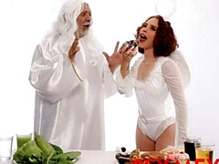 18, デカ尻, デカチン, フェラチオ, バック, ショートヘア, ティーン, オッパイの