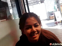 Leie, Asiatisch, Grosser arsch, Grosse titten, Blasen, Spermaladung, Thai, Titten