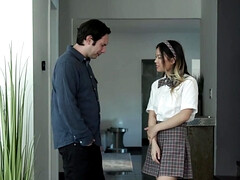 18 jahre, Braunhaarige, Hochschule, Aufs gesicht abspritzen, Hd, Muschi, Rasiert, Schlucken