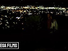 Emily Willis gets her bubble butt drenched in hot cum by her man