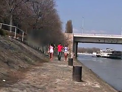 couple fuckin' bitches gettin' fucked hard