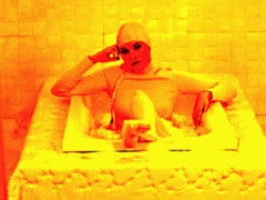 Cutie babe with long legs Mimi Cica fucked in the yellow room