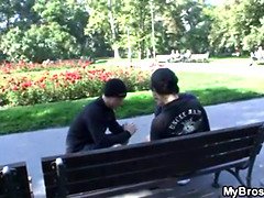 18 ans, Amateur, Brunette brune, Hard, Léchez, Seins naturels, Chatte, Adolescente