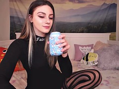 Enthousiasteling, Blond, Bruinharig, Hd, Masturbatie, Alleen, Tiener