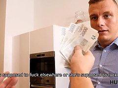 Blasen, Betrug, Gehörnter ehemann, Hd, Geld, Pov, Strümpfe, Ehefrau