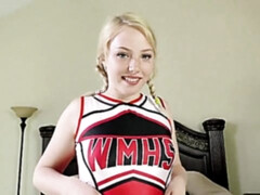 素人, デカ尻, ブロンド, フェラチオ, バック, 自然山雀, ティーン, オッパイの