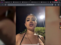 Gros seins, Fille latino, Masturbation, Nénés