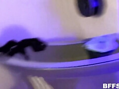 Enthousiasteling, Vingeren, Hd, Hakken, Ondergoed, Feest, Tatoeage, Tieten likken