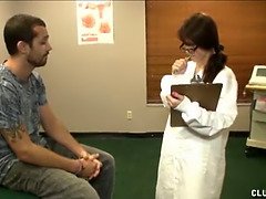 デカチン, 着衣女と全裸男, チン, 医者, Hd, 自然山雀, ティーン, ユニフォーム