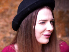 Gorgeous Reislin poses for the camera