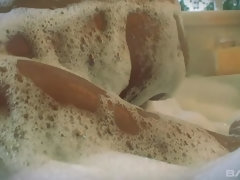 Rubia, Corridas, Corridas faciales, Al aire libre, Trio