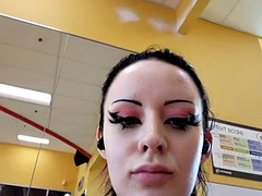 Chica, Tetas grandes, Masturbación, Público, Ducha, Solo, Juguetes, Camara web