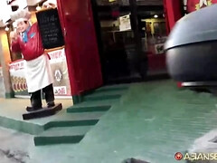 アナル, アジア人, デカパイ, フェラチオ, 茶髪の, チン, ハードコア, 熟年