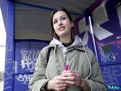 Américain, Noire, Faciale, Cuir, Seins naturels, Public, Jarretelles, Train