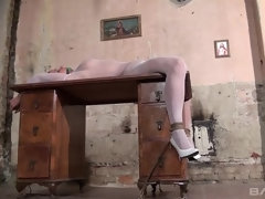 Braunhaarige, Puppe, Fetisch, Lingerie, Masturbation, Spielzeuge