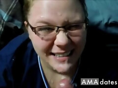 Leie, Wohlbeleibte schöne frauen, Pummelig, Kompilation, Spermaladung, Aufs gesicht abspritzen, Brille, Hd