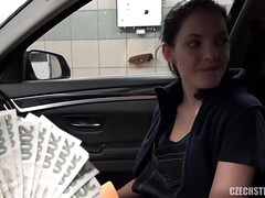 Belleza, Linda, Checa, Garganta profunda, Polla, Corridas faciales, Orgasmo, Pov