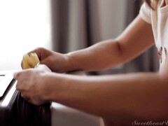 SweetHeartVideo: Lesbian Beauties Volume 21 Black And White Interracial Scene - Make Up Sex with Adriana Chechik and Kinsley Karter