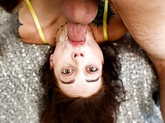 デカチン, デカパイ, フェラチオ, 手コキする, なめる, オナニー, ガリガリ, ティーン