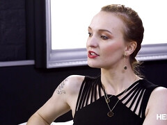 ビッチ, フェラチオ, チン, ヨーロピアン, 目瞪口呆, ハードコア, 赤毛, スパンキング