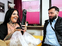 ベッドルーム, デカチン, デカパイ, フェラチオ, バック, なめる, 淫乱熟女, 自然山雀