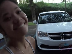 素人, ビキニ, 彼女, ヌード, 公共, 喫煙, のぞき, 濡れ