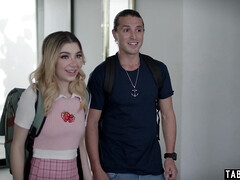 18, デカパイ, チン, フォアサム, なめる, 母, 小柄, ガリガリ