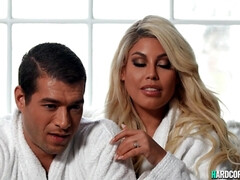 Culo, Mamada, Morena, Pareja, Sexo duro, Cocina, Latina, Estrella porno